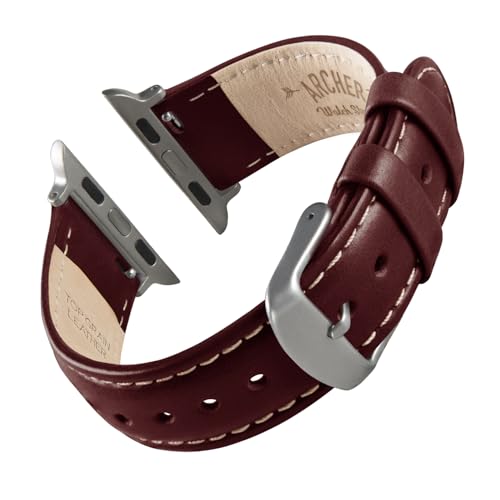 Mahogany/Natural Thread, Matte Silver Hardware