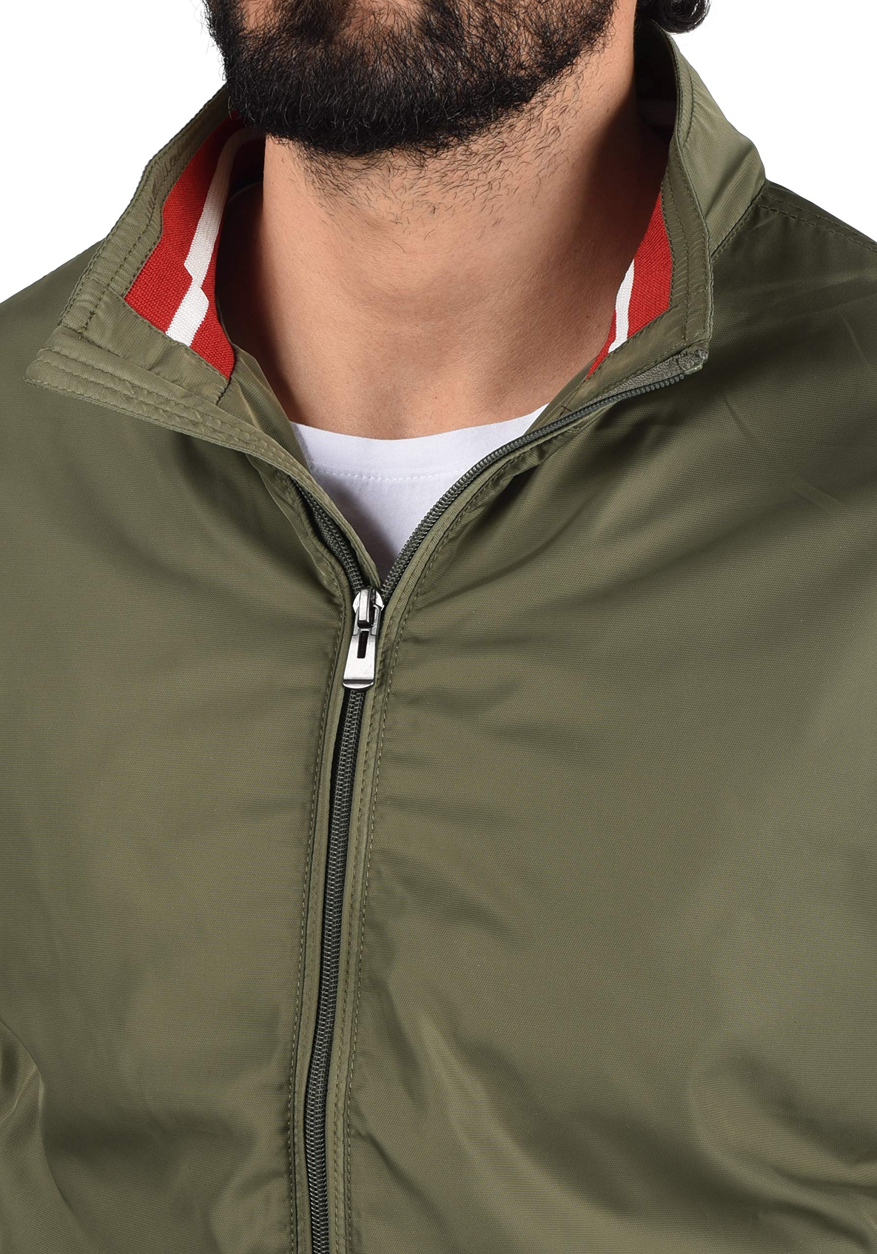 Blend BHZyklo Men's Softshell Jacket - Lightweight Water-Resistant Functional Jacket with Stand-Up Collar for Outdoor Hiking, Cycling & Casual Wear