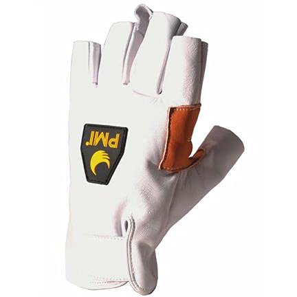 PMI Fingerless Belay Gloves (Medium) - Rock Climbing & Gym Training Gloves for Enhanced Grip & Protection - Perfect for Indoor/Outdoor Climbing, Bouldering & Fitness Workouts