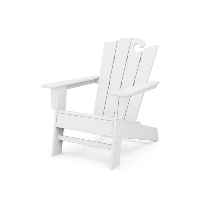 POLYWOOD Ocean Chair - Durable Outdoor Adirondack Chair for Patio, Beach & Poolside - Weather-Resistant & Eco-Friendly Recycled Plastic Furniture