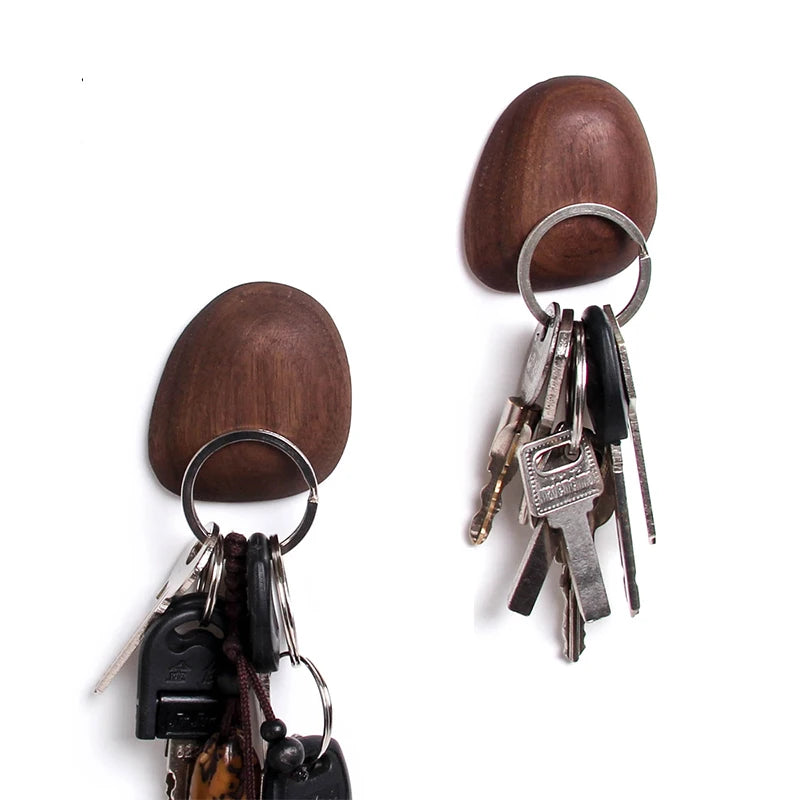 Strong Magnetic Key Holder Hooks - Heavy Duty Wall Mount Organizer for Keys, Kitchen Utensils & Tools - Perfect for Home, Office, Garage Entryway Organization