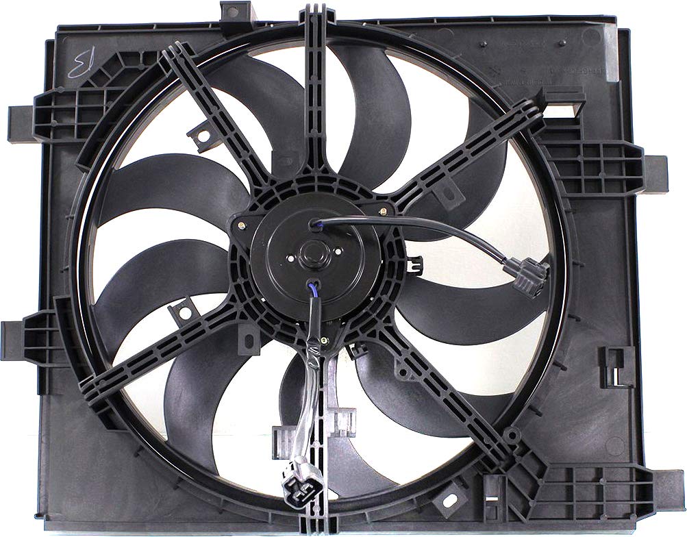 Evan Fischer Radiator Cooling Fan Replacement for 2011-2017 Nissan Juke - OEM NI3115147 - Perfect for Engine Overheating Prevention & Summer Driving