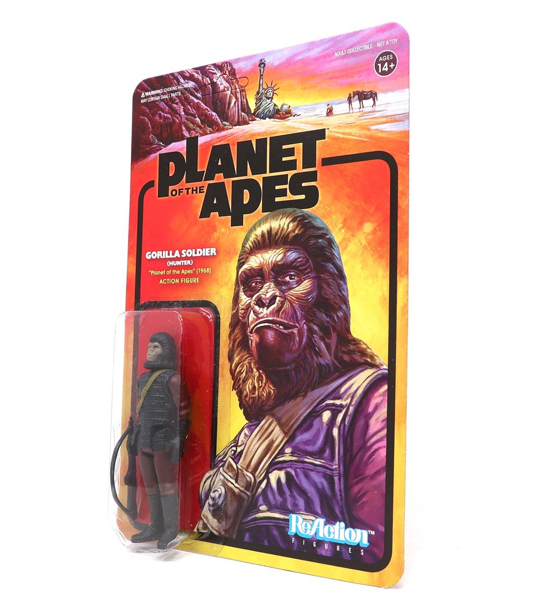 Gorilla Soldier Hunter ReAction Figure - Collectible Toy for Action Figure Enthusiasts & Display - Perfect for Home Decor, Office Display, and Gift Giving