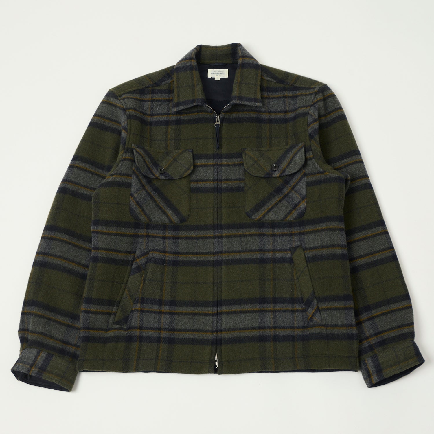 Hartford 'Dusty' Woven Jacket for Men - Water-Resistant Outdoor Jacket in Forest Green | Perfect for Hiking, Camping & Casual Wear