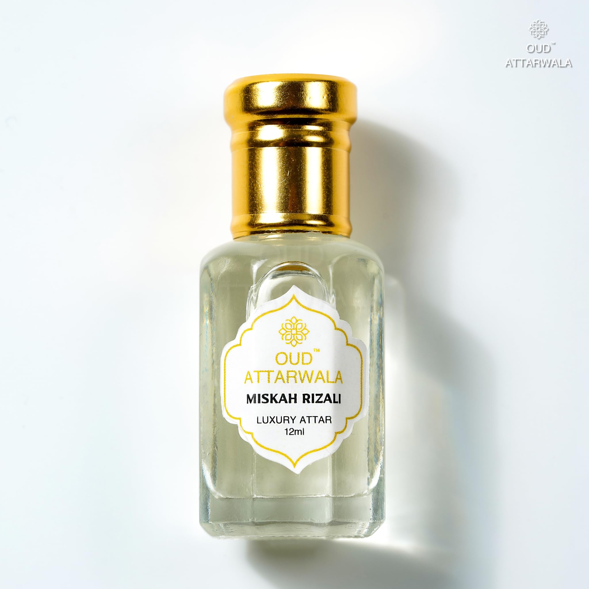 Premium Oud Miskah Rizali Attar Perfume Oil (12ml) - Long Lasting Roll On Arabic Fragrance for Men & Women | Alcohol-Free, Vegan | Perfect for Daily Wear, Special Occasions & Gift Giving