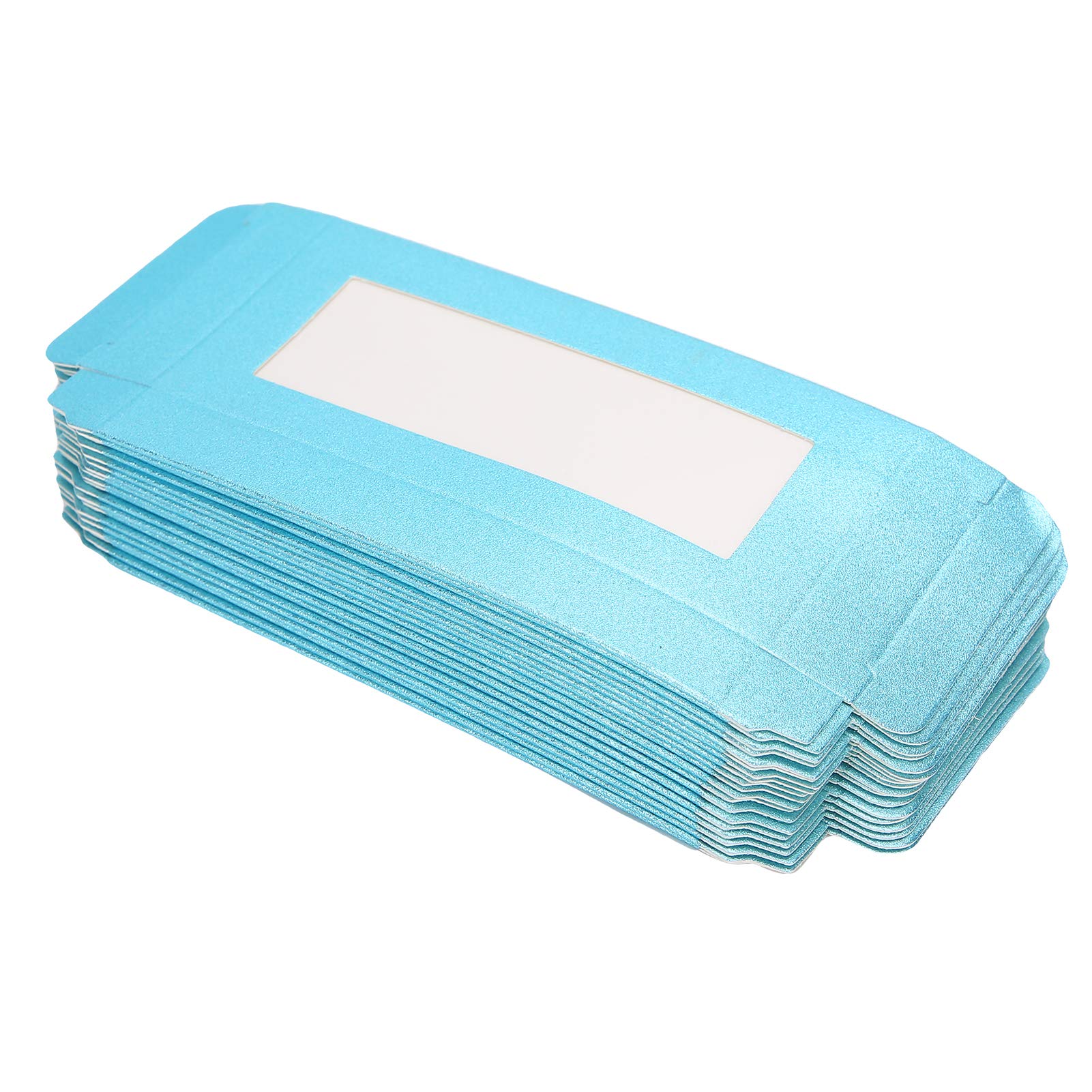 20pcs Blue Eyelash Storage Case with Mirror - Travel-Friendly Lash Organizer Box for Beauty & Makeup Artists | Perfect for Salon, Home & Professional Use