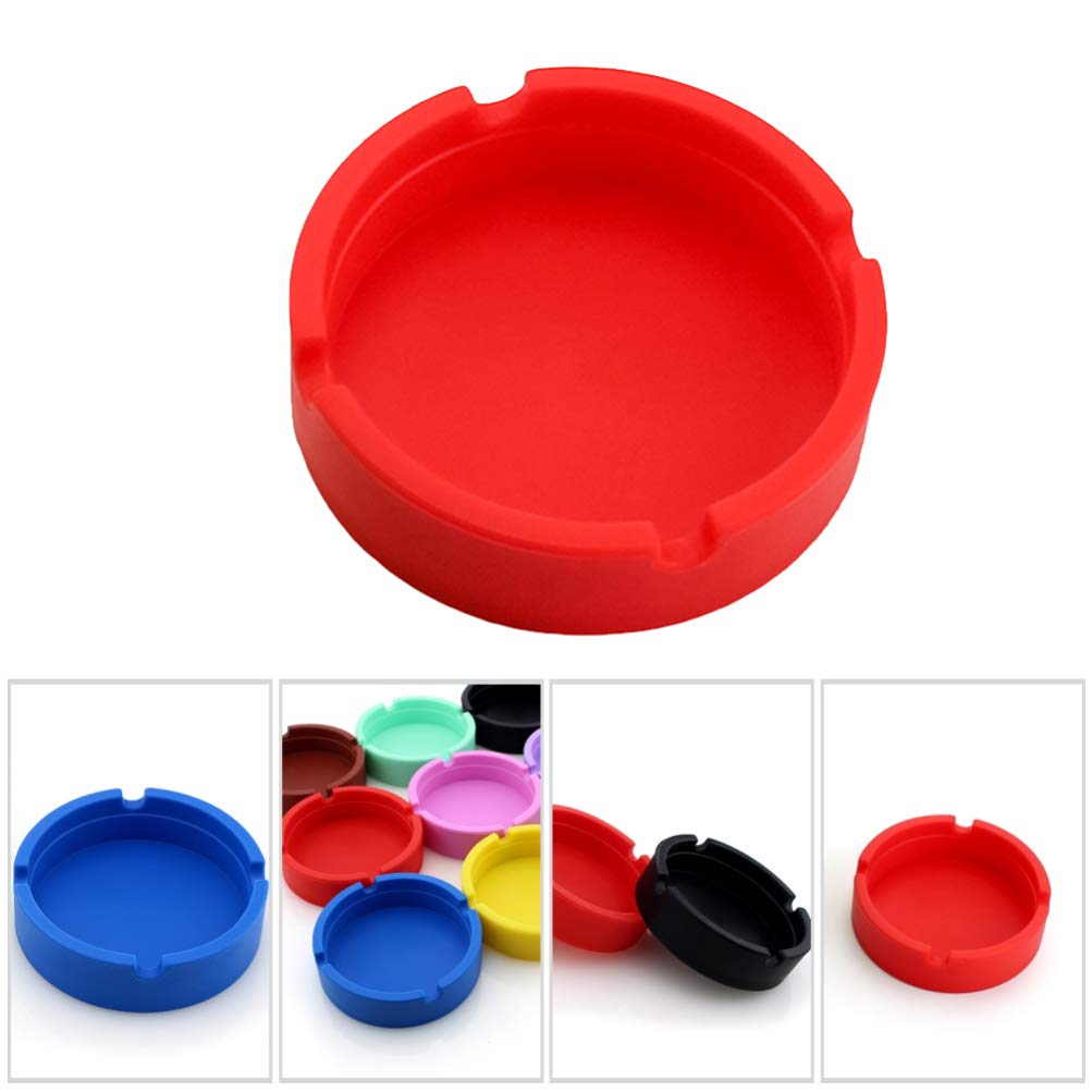 **Hemoton 5-Pack Silicone Wine Bottle Coasters - Anti-Slip Rubber Sleeves for Glass Water & Wine Bottles (Random Colors) - Perfect for Home, Bar, Party & Outdoor Use**