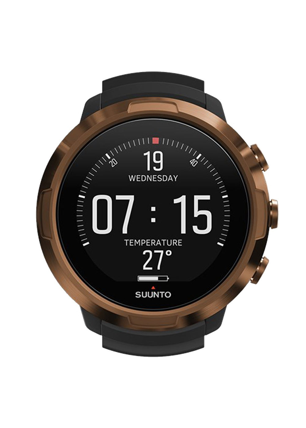 Suunto D5 Copper Dive Computer with USB Cable - Black | Scuba Diving, Freediving & Snorkeling Gear for Underwater Adventures