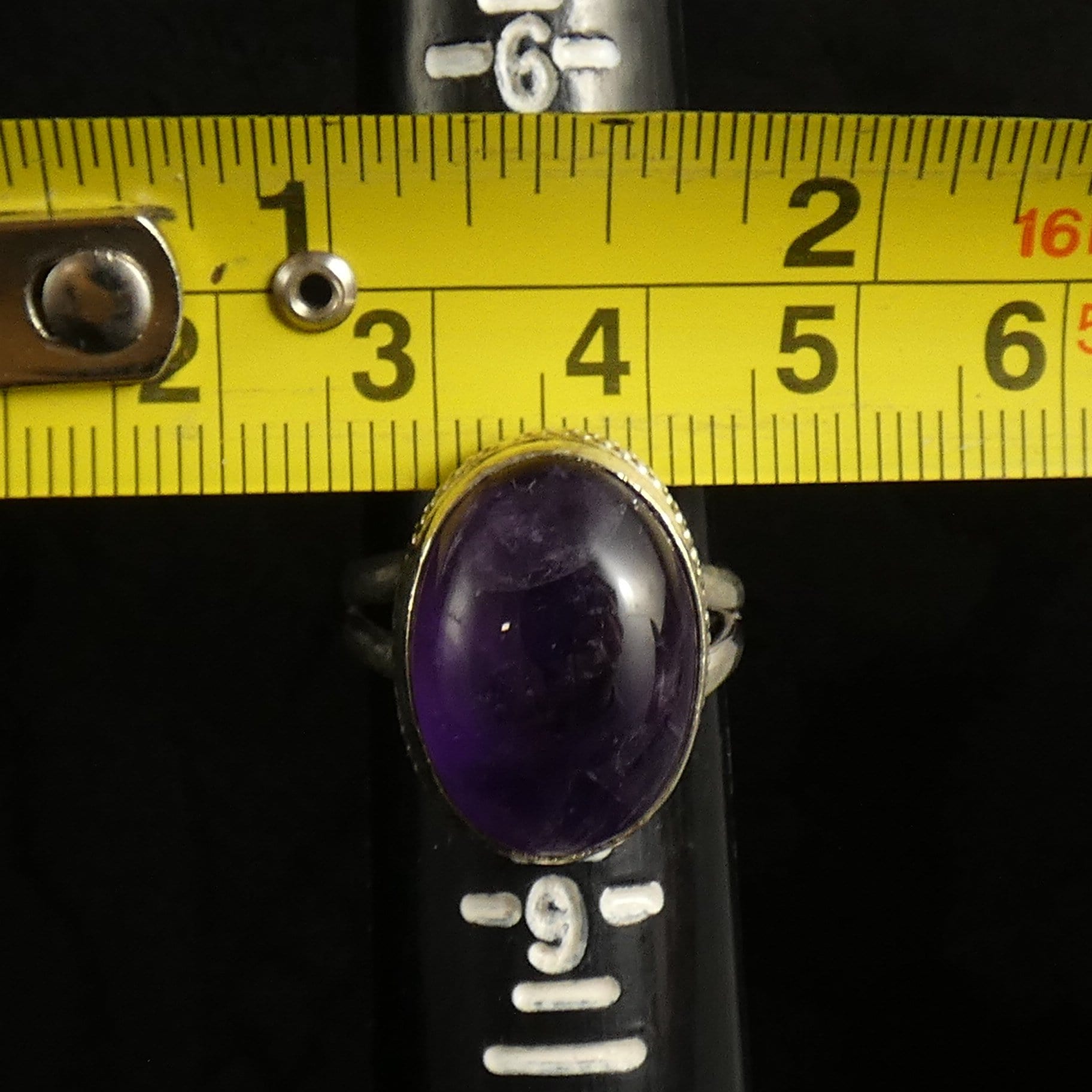 Natural Amethyst Sterling Silver Ring for Women - Size 8 | Elegant Purple Gemstone Jewelry for Everyday Wear, Gift Giving & Special Occasions