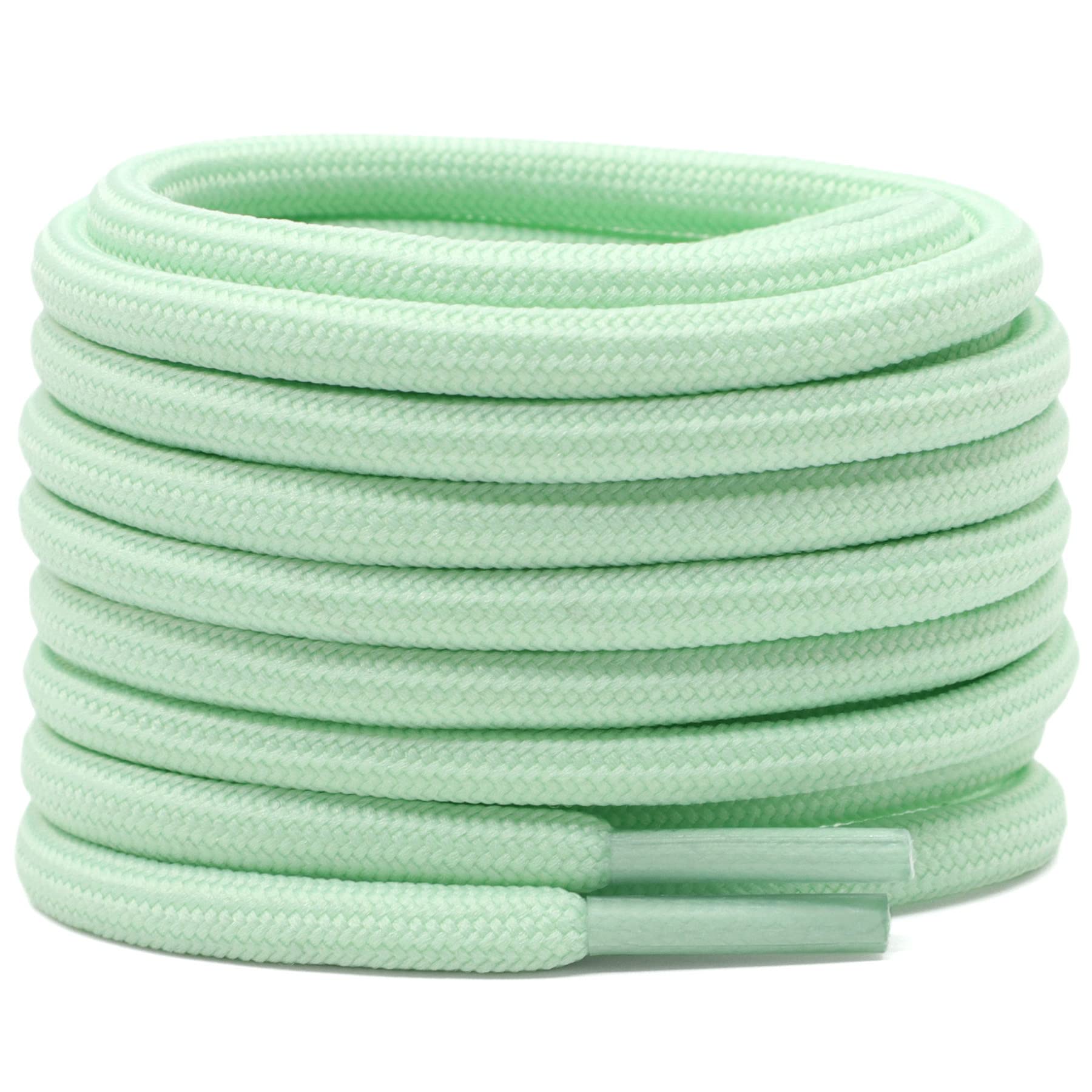 DELELE 2-Pair Thick Round Climbing Shoelaces - Durable Hiking & Boot Laces for Outdoor Sports - Perfect for Rock Climbing, Hiking & Work Boots