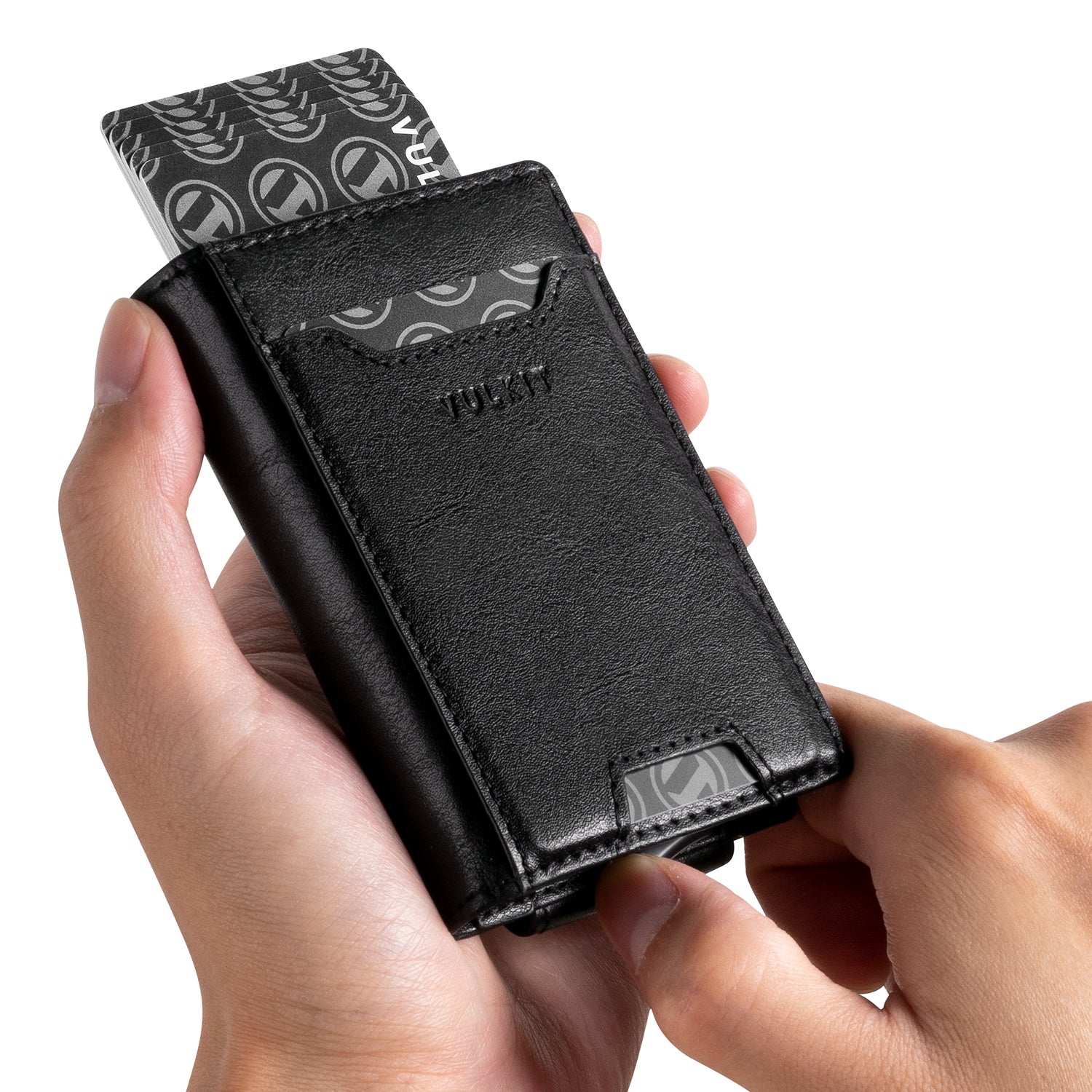 VC206 Slim RFID Blocking Aluminum Wallet with Powerful Magnetic Money Clip - Secure & Stylish for Everyday Carry, Travel, and Business Use