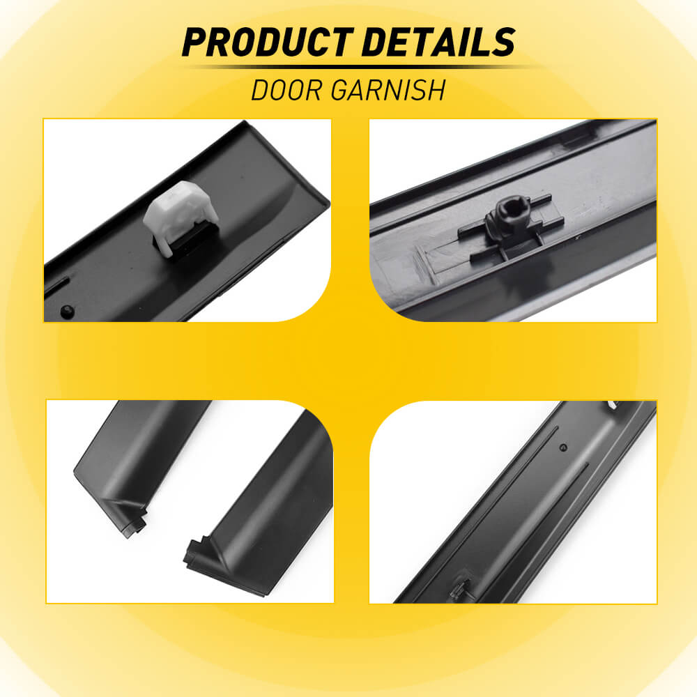 1992-1995 Honda Civic 2/3 Door Coupe & Hatchback Left/Right Door Pillar Trim - Replacement Interior Trim for Classic Honda Civic Models | Perfect for Car Restoration & DIY Projects