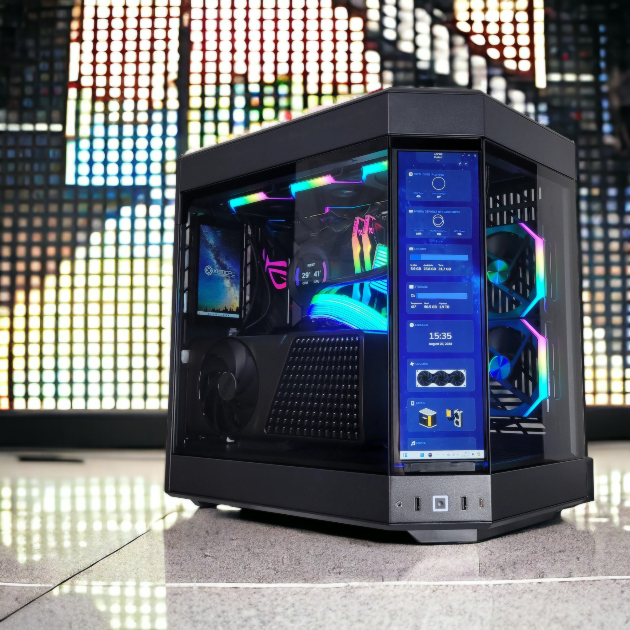 Y60 Ultimate X Gaming PC - High Performance Prebuilt Desktop for 4K Gaming & Streaming - Ready to Ship - Perfect for Esports, VR & Content Creation