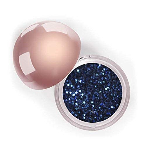 LA Splash Cosmetics Dark Blue Loose Glitter - Metallic Eyeshadow & Body Powder for Lips, Hair, Nails | Sparkling Crystallized Glitter (LA Waters) | Perfect for Parties, Festivals, Cosplay & DIY Beauty