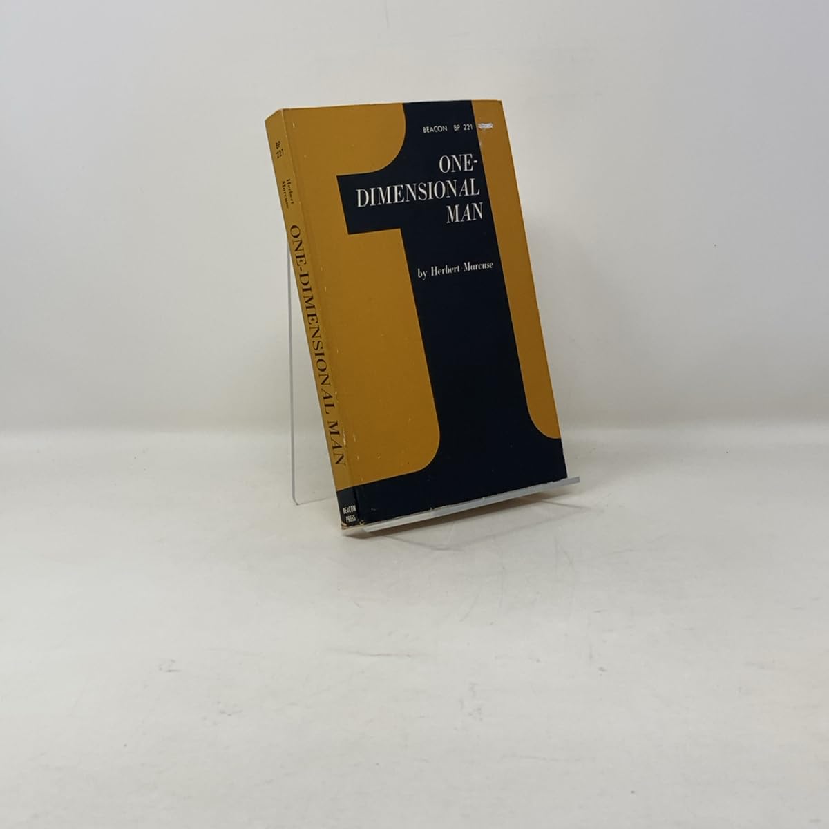 One-Dimensional Man by Herbert Marcuse (Beacon Press BP 221) - Classic Philosophy Book for Critical Theory Studies, College Courses & Political Science Reading