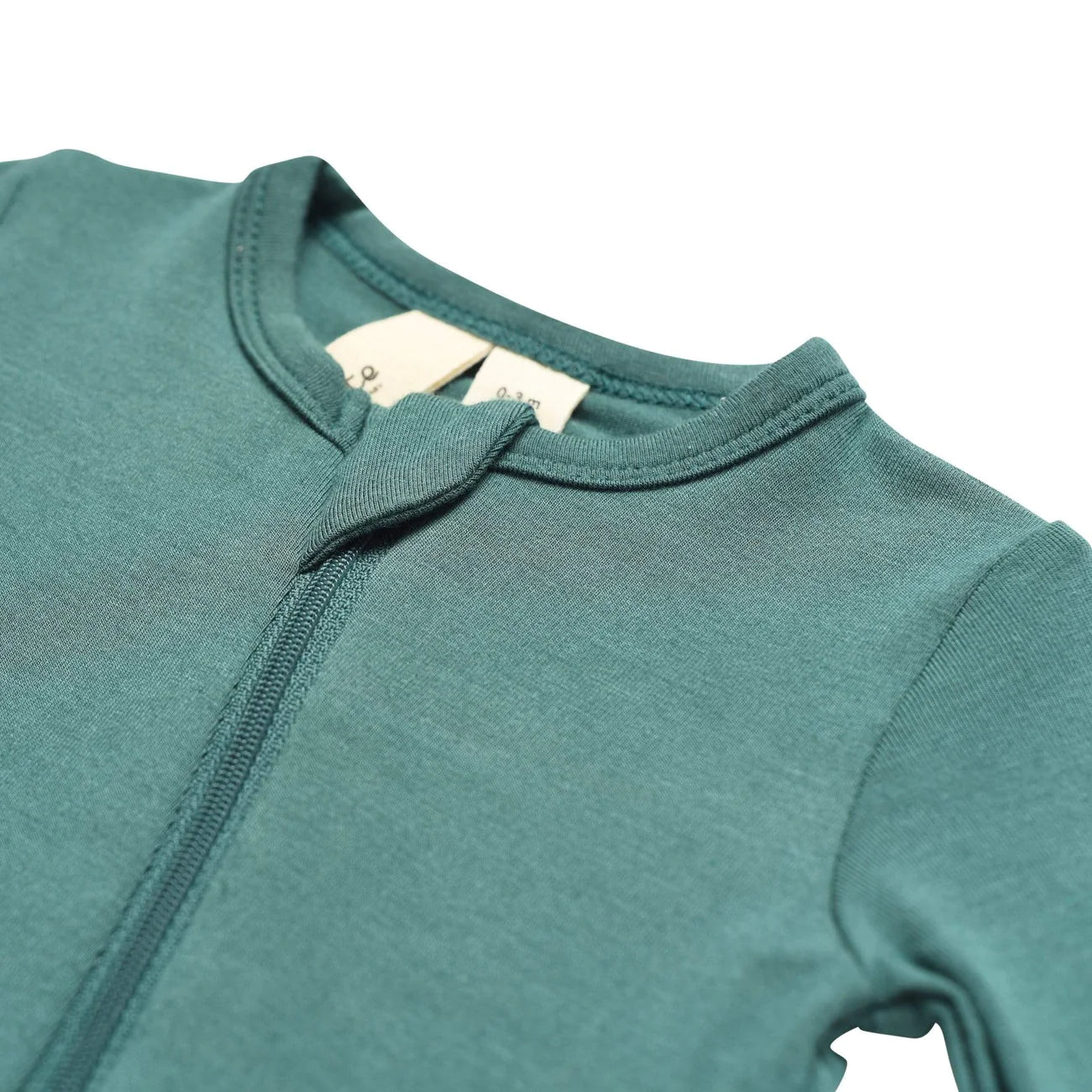 Kyte Baby Zippered Romper - Soft Organic Cotton One-Piece Jumpsuit for Infants & Toddlers (Emerald Green) | Perfect for Playtime, Naptime & Everyday Comfort