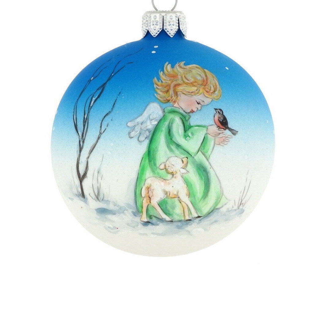 Gump's Angel Ornament - Elegant Christmas Tree Decorations, Holiday Home Decor, Gift for Collectors & Angel Lovers (Perfect for Christmas, Weddings, Baby Showers & Home Accents)