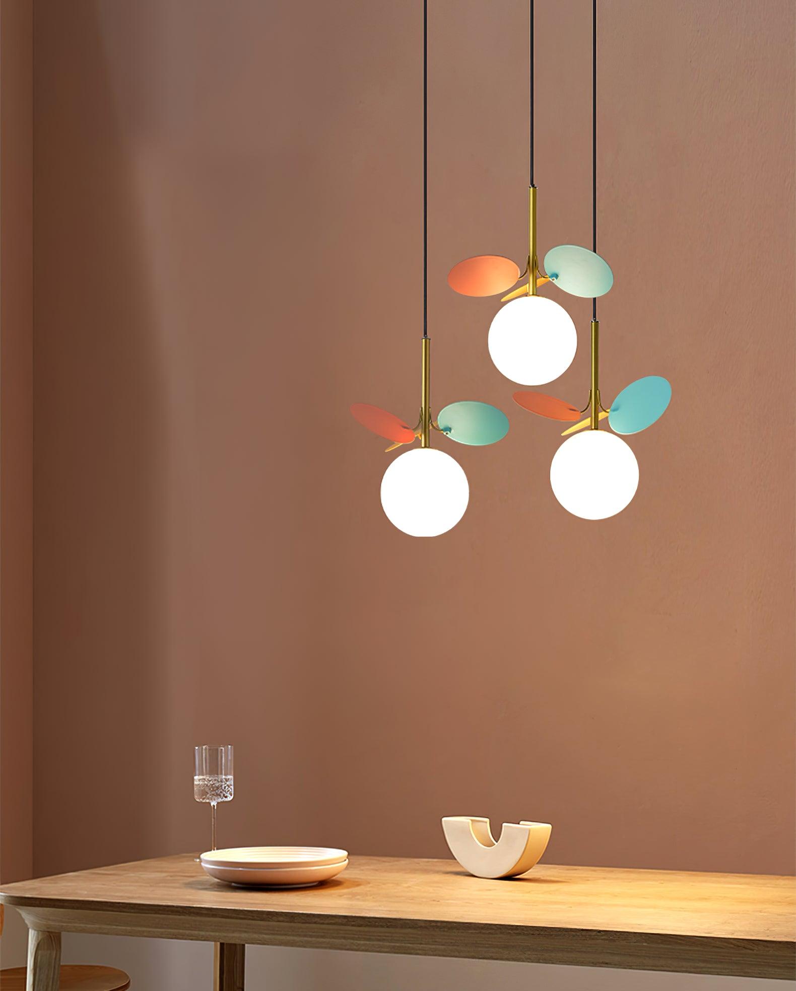 Blanca Pendant Light - Modern Glass Ceiling Lamp for Living Room, Bedroom, Dining Room - Elegant Home Decor Lighting Fixture for Indoor Spaces