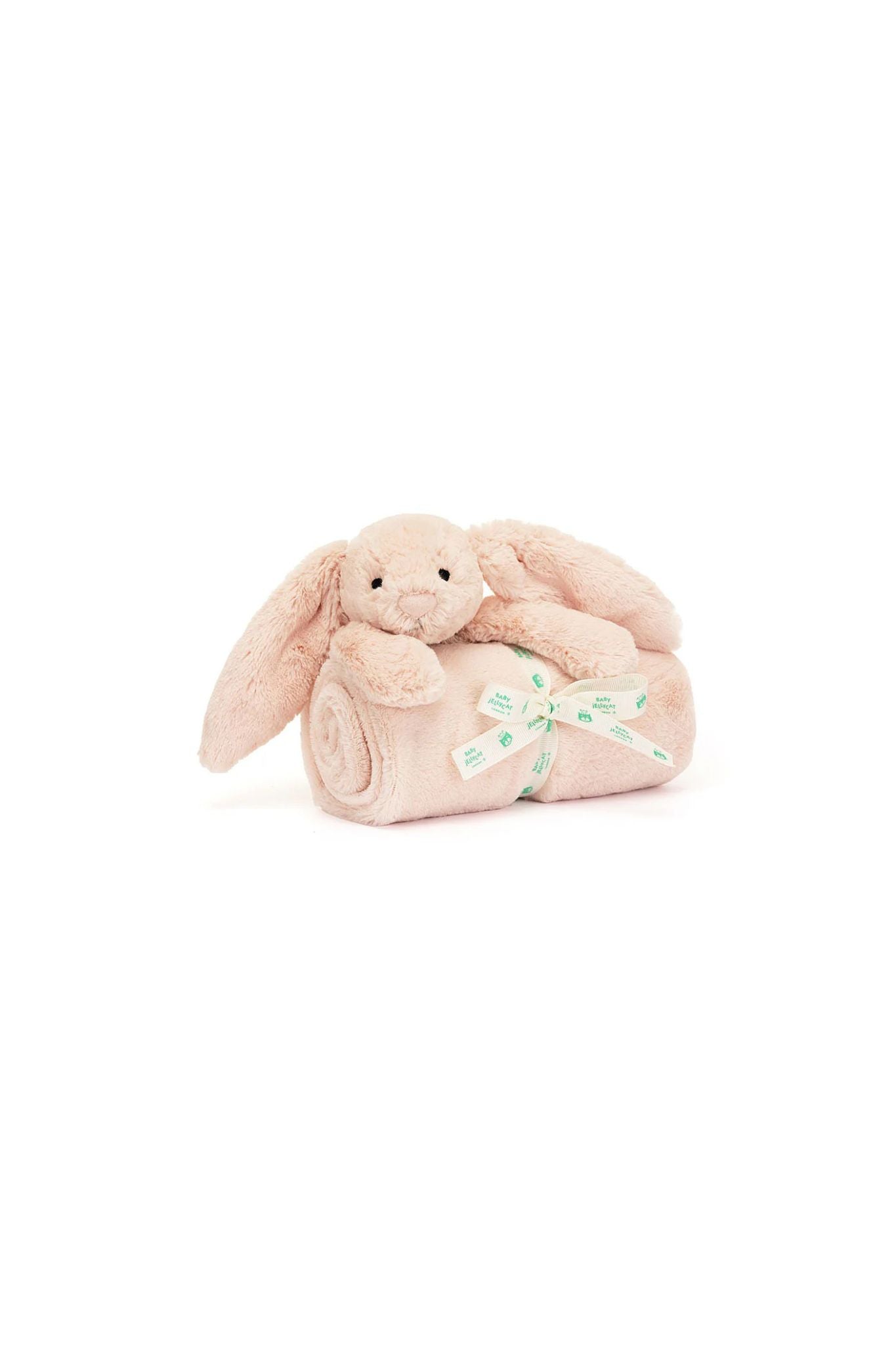 Jellycat Bashful Blush Bunny Soft Plush Blanket - Cute Pink Stuffed Animal Security Blanket for Babies & Toddlers | Perfect for Nursery, Bedtime Comfort, and Baby Shower Gifts