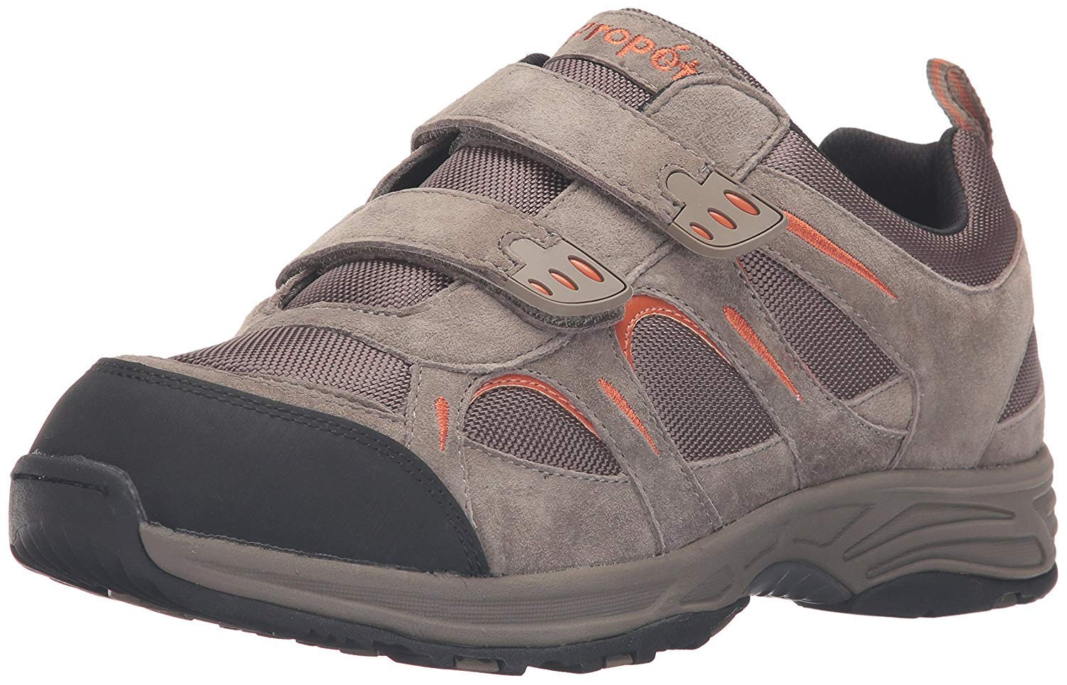 Propet Men's Connelly Slip-On Sneakers - Comfortable Casual Shoes in Brown | Perfect for Walking, Travel & Everyday Wear