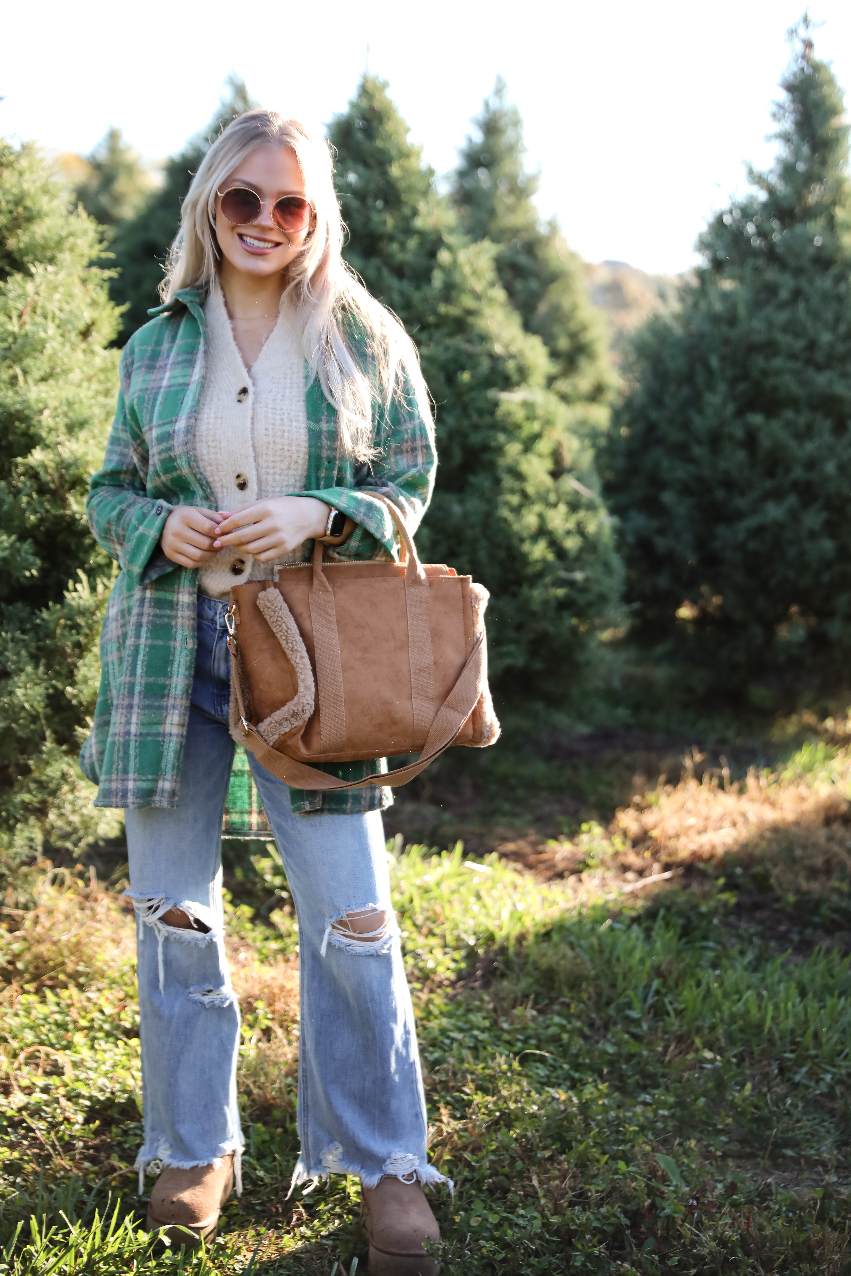 Stylish Brown Suede Crossbody Bag for Women - Fashionable & Comfortable Shoulder Purse - Perfect for Everyday Use, Travel, and Casual Outings