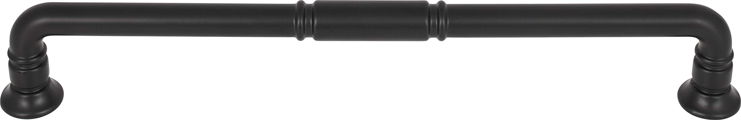 Top Knobs TK1008BLK 12 Inch Kent Appliance Pull in Flat Black - Premium Cabinet Handle for Kitchen, Bathroom & Furniture Hardware