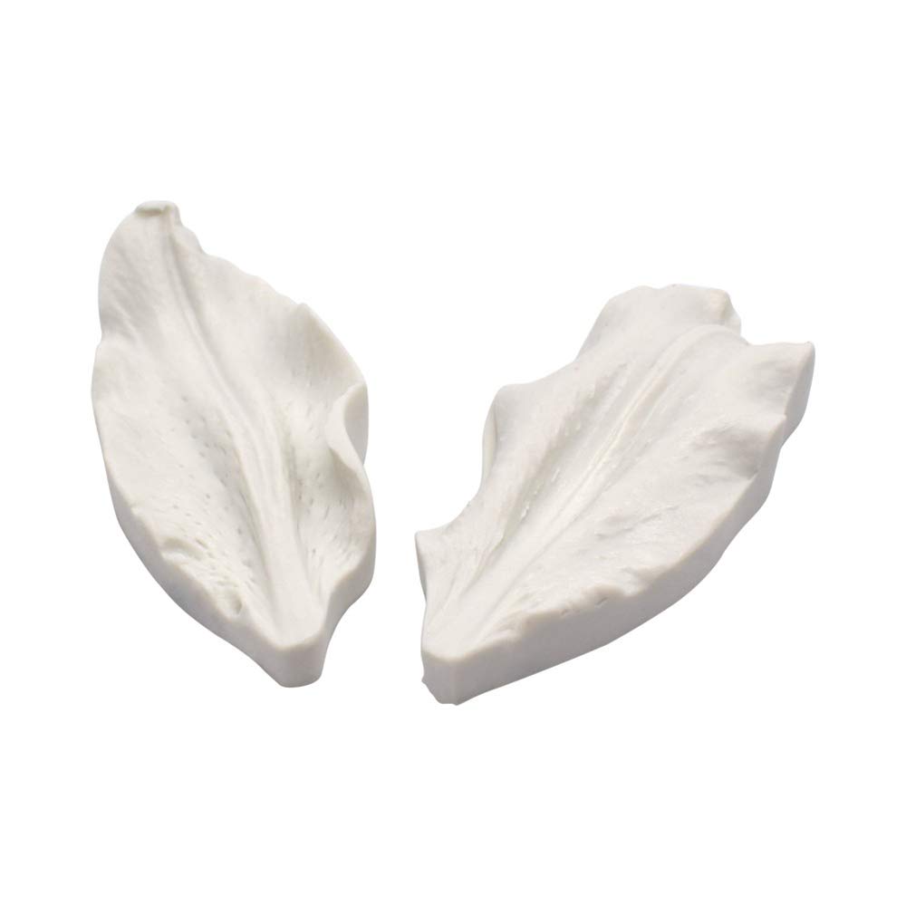 Fondant Flower Tools - Lily Petal Veiner Molds for Cake Decorating & Bakery Use