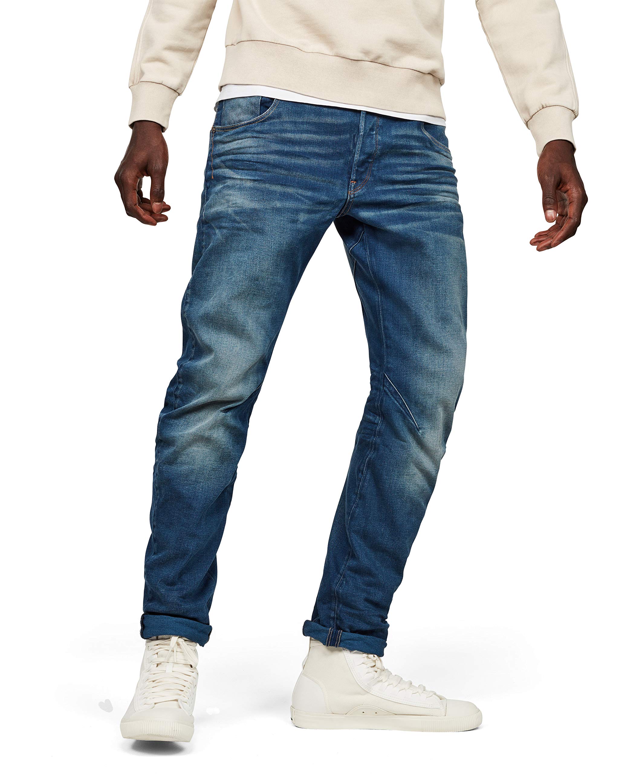 G-STAR RAW Men's Arc 3D Slim Fit Jeans | Premium Denim Pants for Men | Trendy Slim Fit Design | Perfect for Casual Wear & Night Out