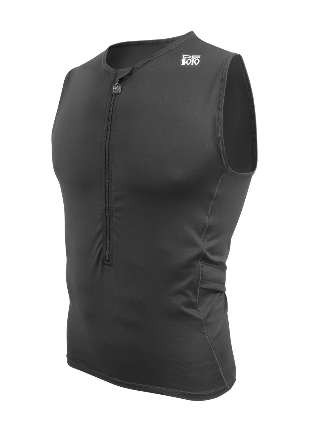 De Soto Skin Cooler Half Zip Tri Top - HSC | Breathable & Moisture-Wicking Triathlon Top for Men & Women | Perfect for Running, Cycling & Outdoor Sports
