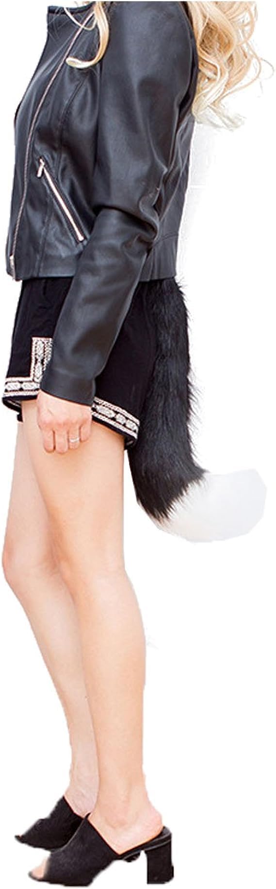 DRESHOW Cat Ears and Wolf Fox Tail Set - Faux Fur Cosplay Choker Necklace with Hair Clips for Adults & Teens | Perfect for Halloween, Anime Conventions, and Cosplay Parties