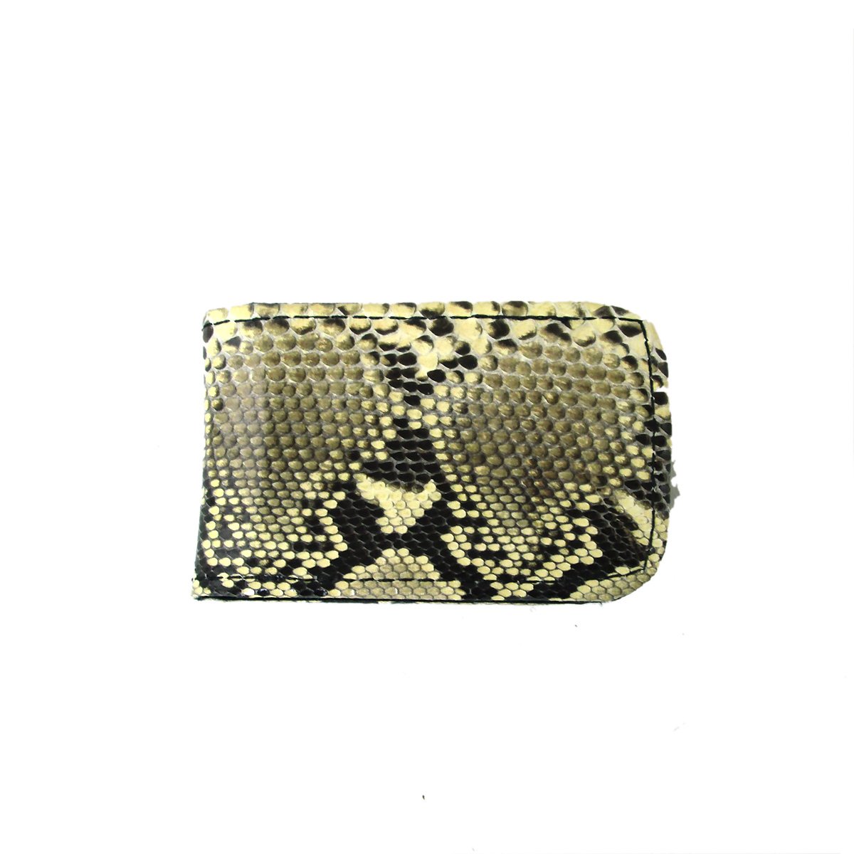 Genuine Python Leather Money Clip for Men - Premium Snake Skin Wallet Accessory - Perfect for Cash, Credit Cards & Business Gifts