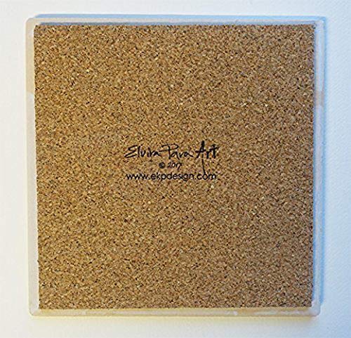 Handmade Lighthouse Art Tile Trivet - Original Elvira Para Ceramic Hot Plate for Kitchen - Perfect for Protecting Tables from Hot Pots & Pans, Home Decor Gift Idea