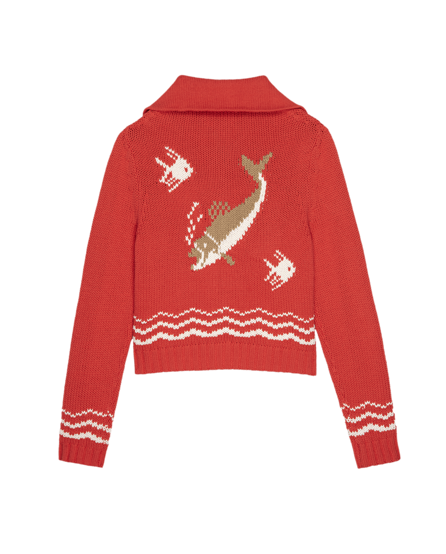 Stylish Bass Cardigan for Women - Hot Red Knit Sweater | Perfect for Fall & Winter Outfits, Office Wear & Casual Dates