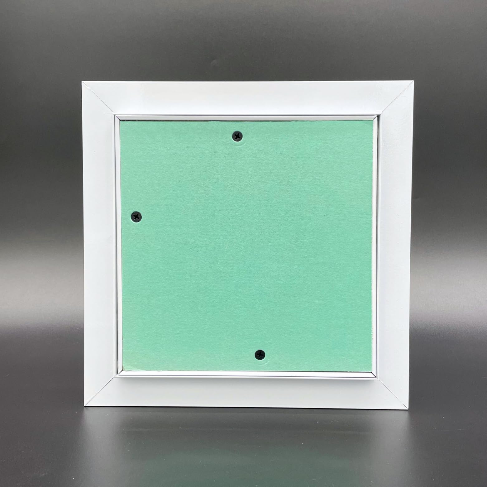 Byson 24x24 Inch Aluminum Access Panel for Drywall - Detachable Hinged Push Lock Door with White Powder Coated Frame - Perfect for Walls, Ceilings & HVAC Access in Homes & Offices