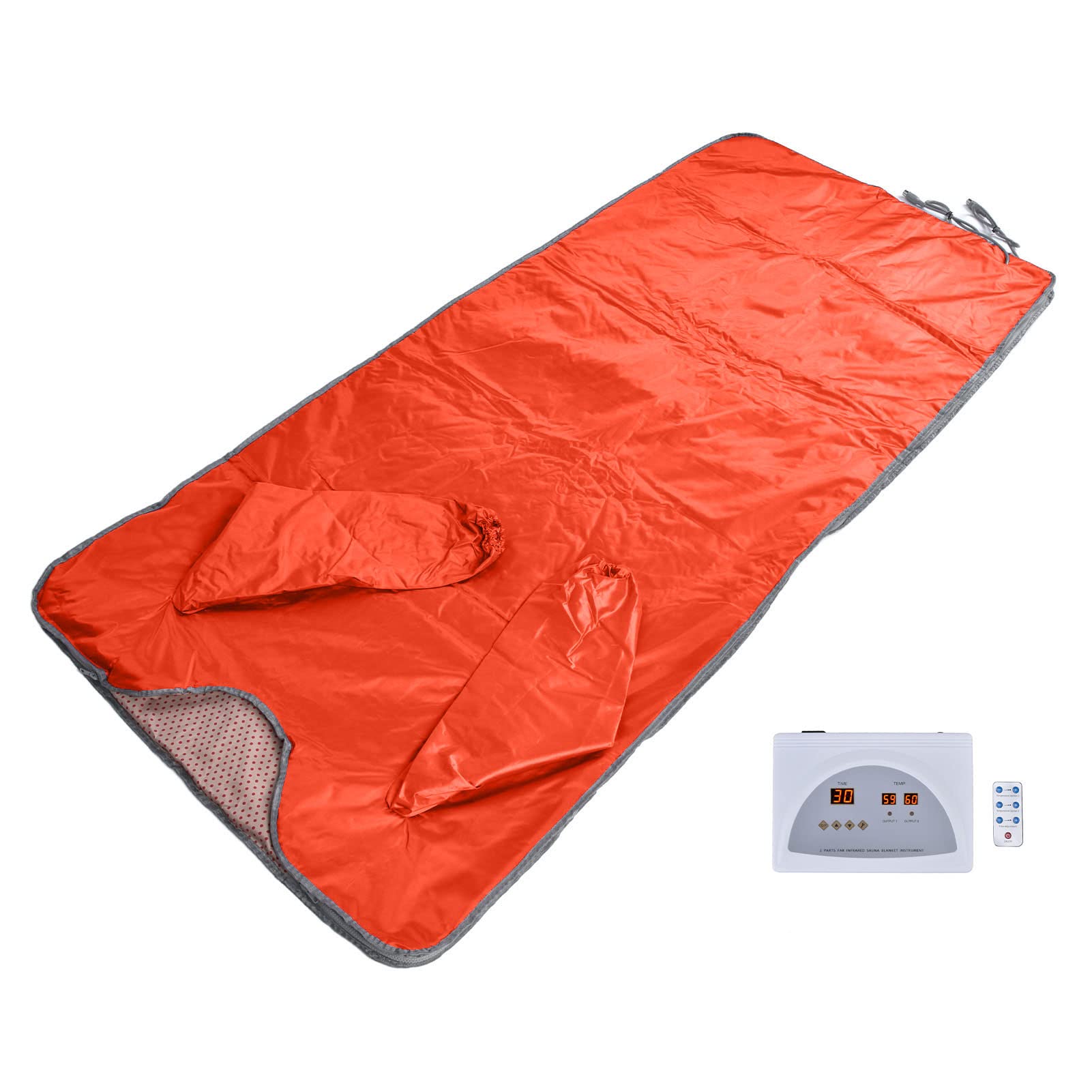 Far Infrared Sauna Blanket with Remote Control - 650W Full Body Heating Detox Blanket for Weight Loss & Pain Relief | Portable Home Spa Therapy for Stress Relief & Muscle Recovery | Perfect for Post-Workout Recovery & Home Relaxation