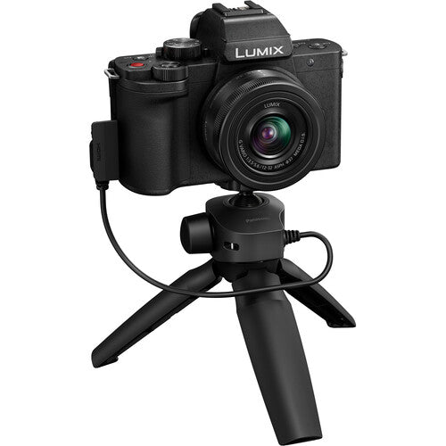 Panasonic LUMIX G100 4K Mirrorless Camera with 12-32mm F3.5-5.6 Lens & Tripod Grip - Perfect for Vlogging, Travel Photography & YouTube Content Creation