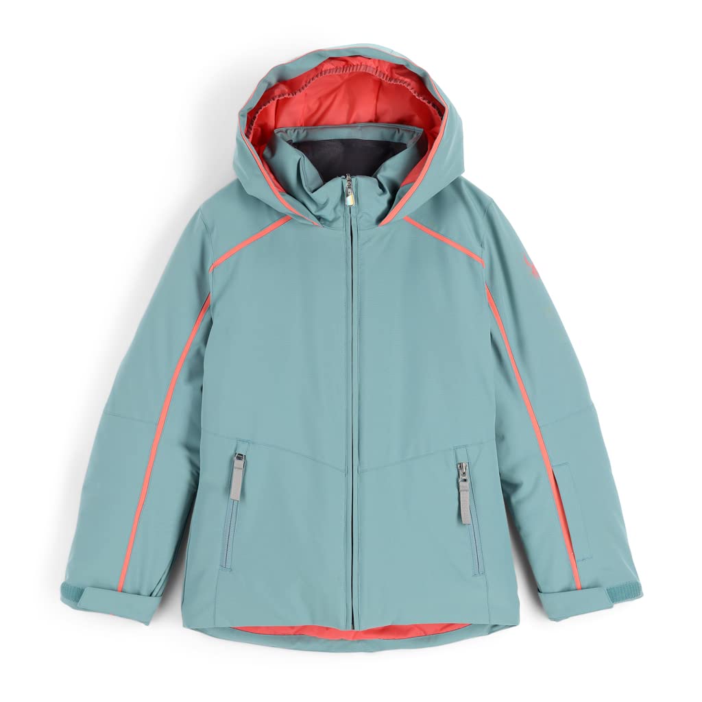 Spyder Big Girls Conquer Insulated Ski Jacket - Waterproof Winter Coat for Kids & Teens - Warm Snow Jacket for Skiing, Snowboarding & Outdoor Activities