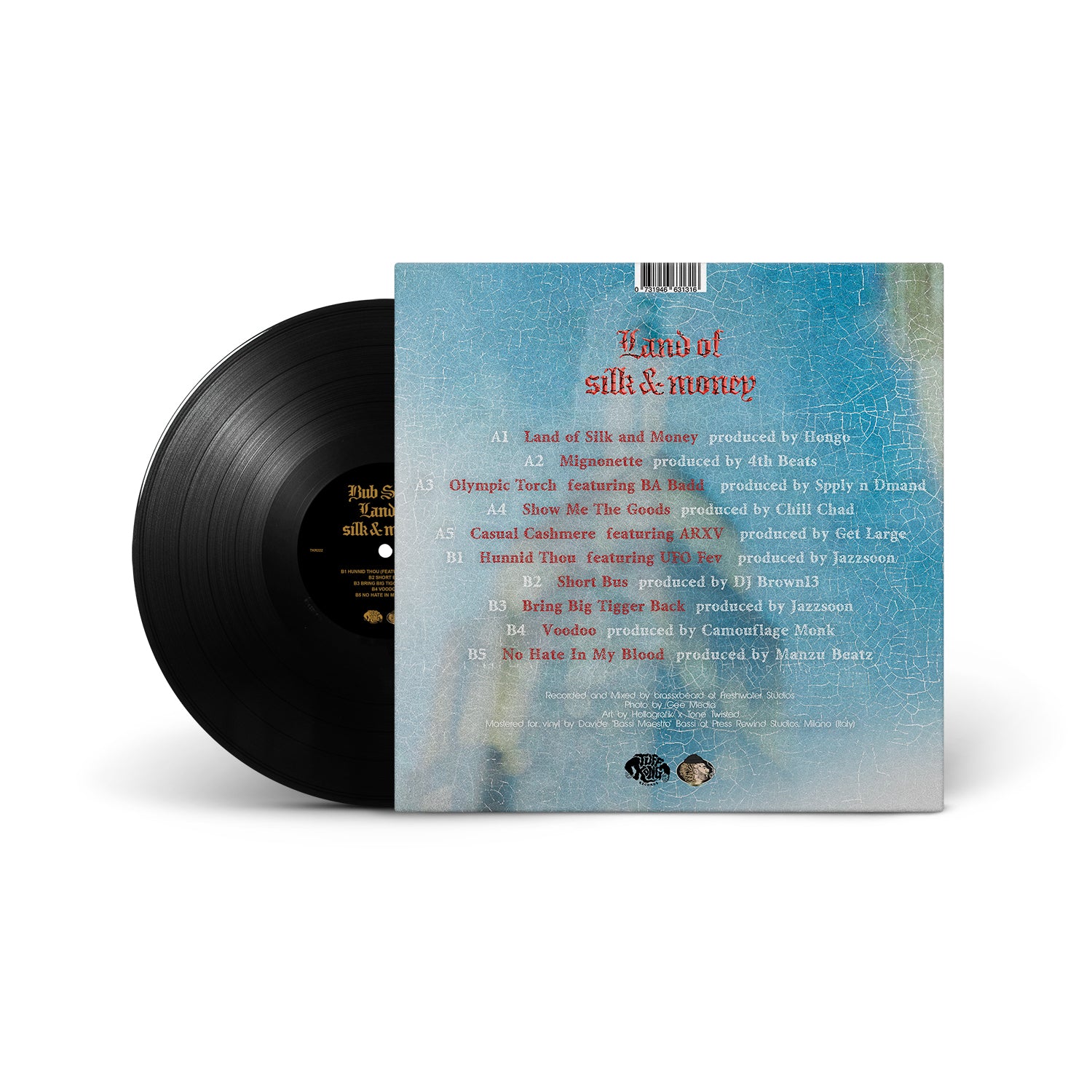 Land of Silk & Money Vinyl LP - Premium Silk Fabric Collection for Home Decor & Luxury Gifts - Perfect for Living Room, Bedroom & Office Decor