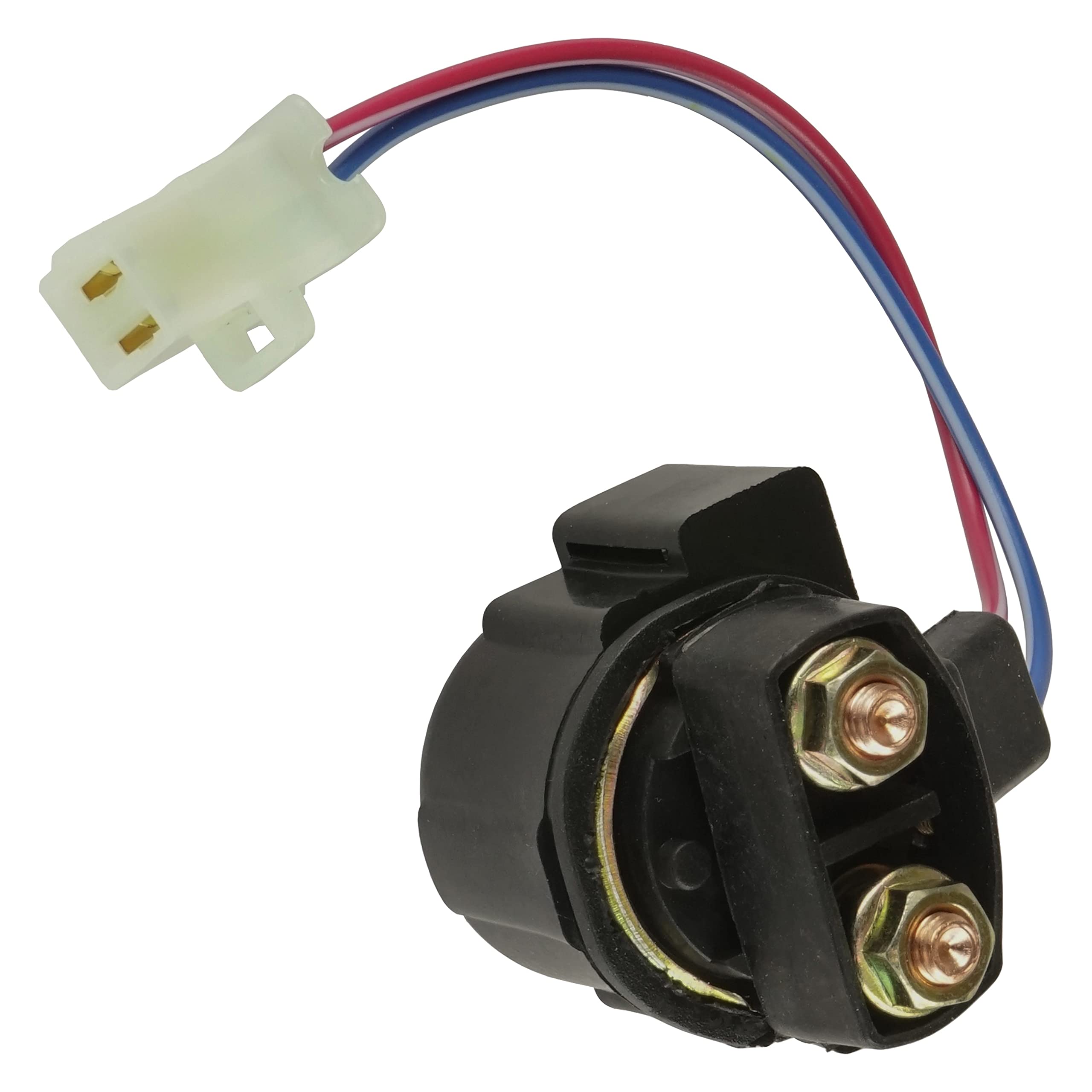 Caltric Starter Solenoid Relay Compatible with Yamaha Big Bear 350 YFM350 1987-1999 - Replacement Part for ATV & UTV Off-Road Vehicles - Perfect for Trail Riding, Hunting & Farm Work