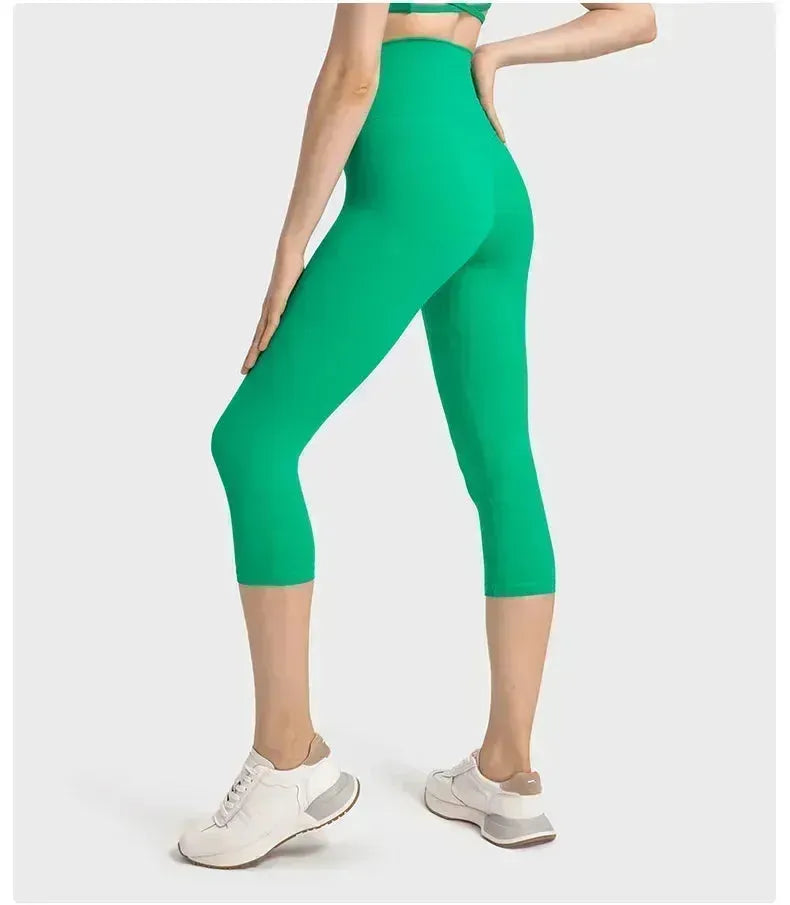Lemon Women's High Waist Align Yoga Shorts - Workout Fitness Running Cycling Leggings for Women | Perfect for Yoga, Gym, Outdoor Sports & Active Lifestyle