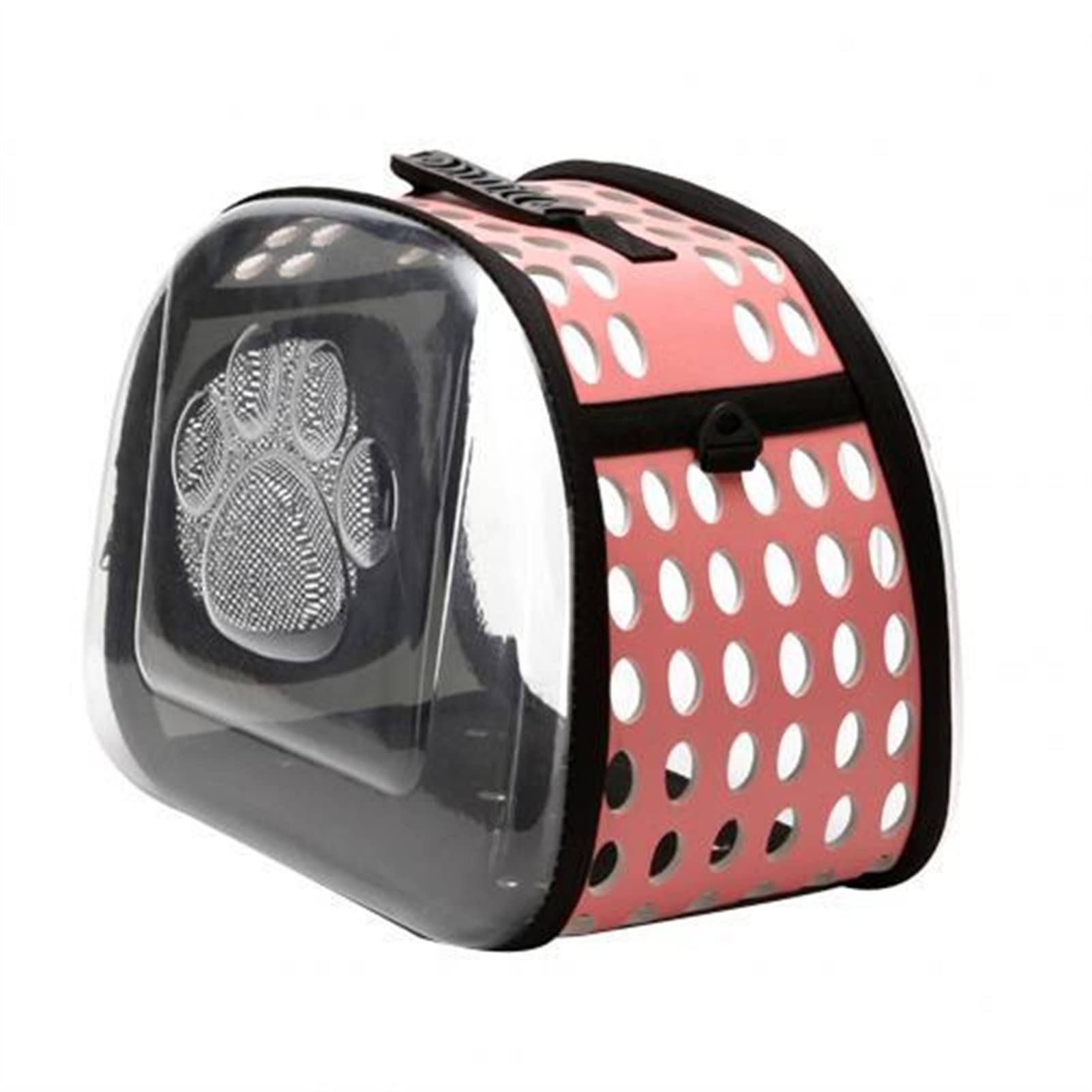 JKXWX Portable Foldable Pet Carrier Bag - Transparent Shoulder Bag for Dogs & Cats - Lightweight Handbag for Travel, Shopping & Outdoor Adventures
