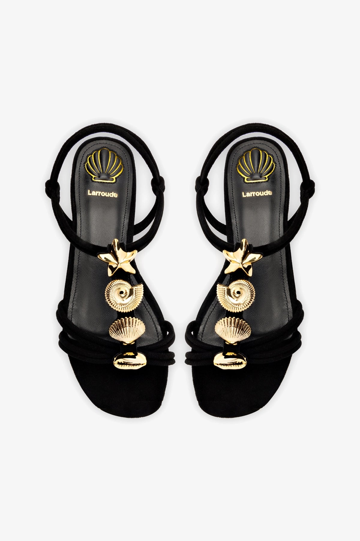 Women's Shelly Flat Sandal in Black Suede - Comfortable Casual Shoes for Summer, Beach & Everyday Wear