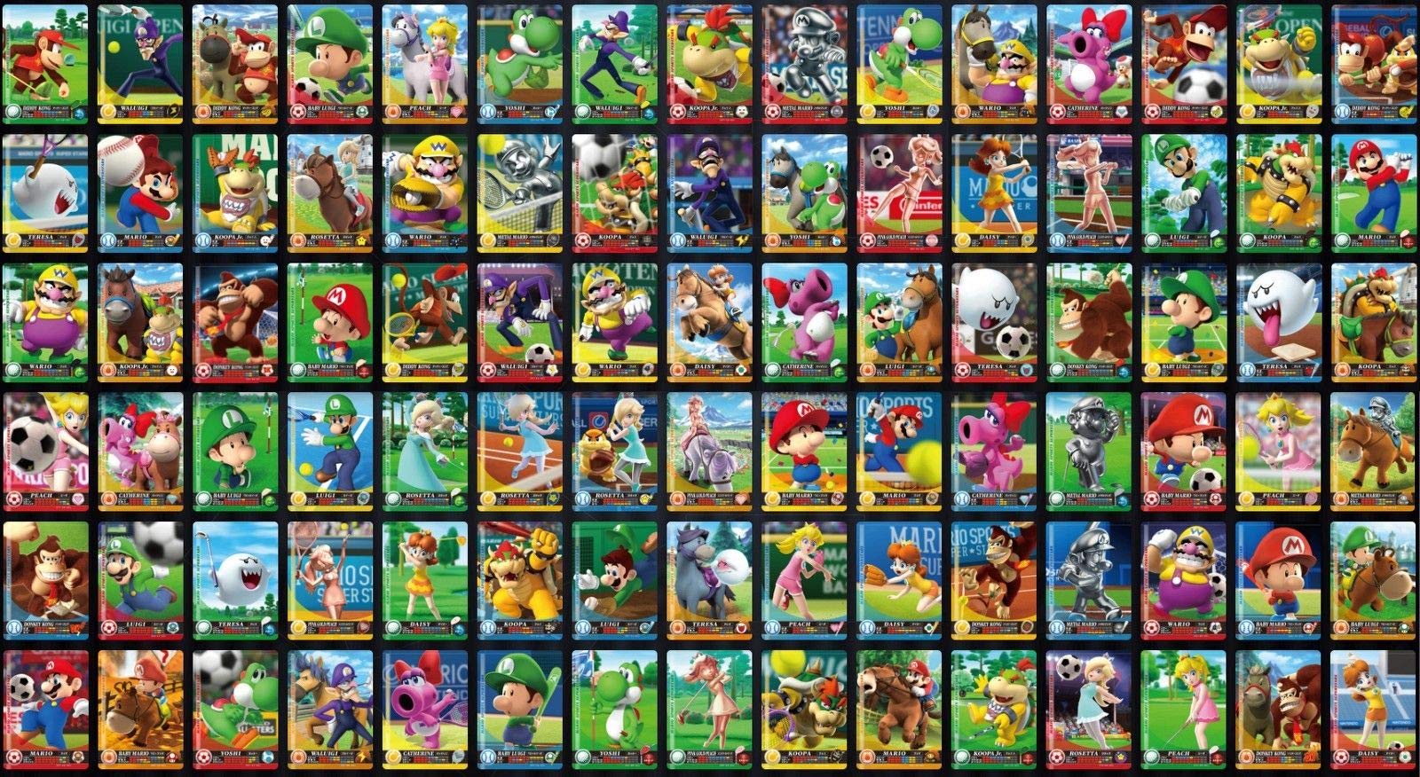 Nintendo Mario Sports Superstars Amiibo Cards 5-Pack for Nintendo Switch - Collectible Trading Cards for Mario Sports Games, Perfect for Multiplayer Gaming & Collectors