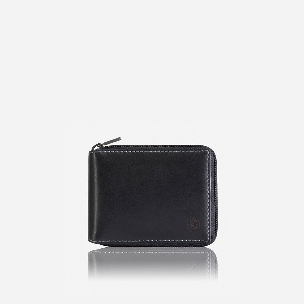 Jekyll & Hide Texas Large Zip Around Wallet With Coin Pocket - Stylish RFID Blocking Leather Wallet for Men & Women - Perfect for Travel, Business & Everyday Use