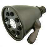 Oil Rubbed Bronze Fire Hydrant Spa Plaza Ultimate 8-Jet Shower Head - High Pressure Rainfall Showerhead for Relaxing Bathroom Spa Experience