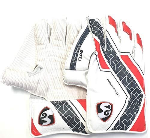 SG Club Wicket Keeping Gloves - Premium Cricket Wicket Keeper Gloves for Practice & Matches | Perfect for Cricket Training, Games & Professional Play