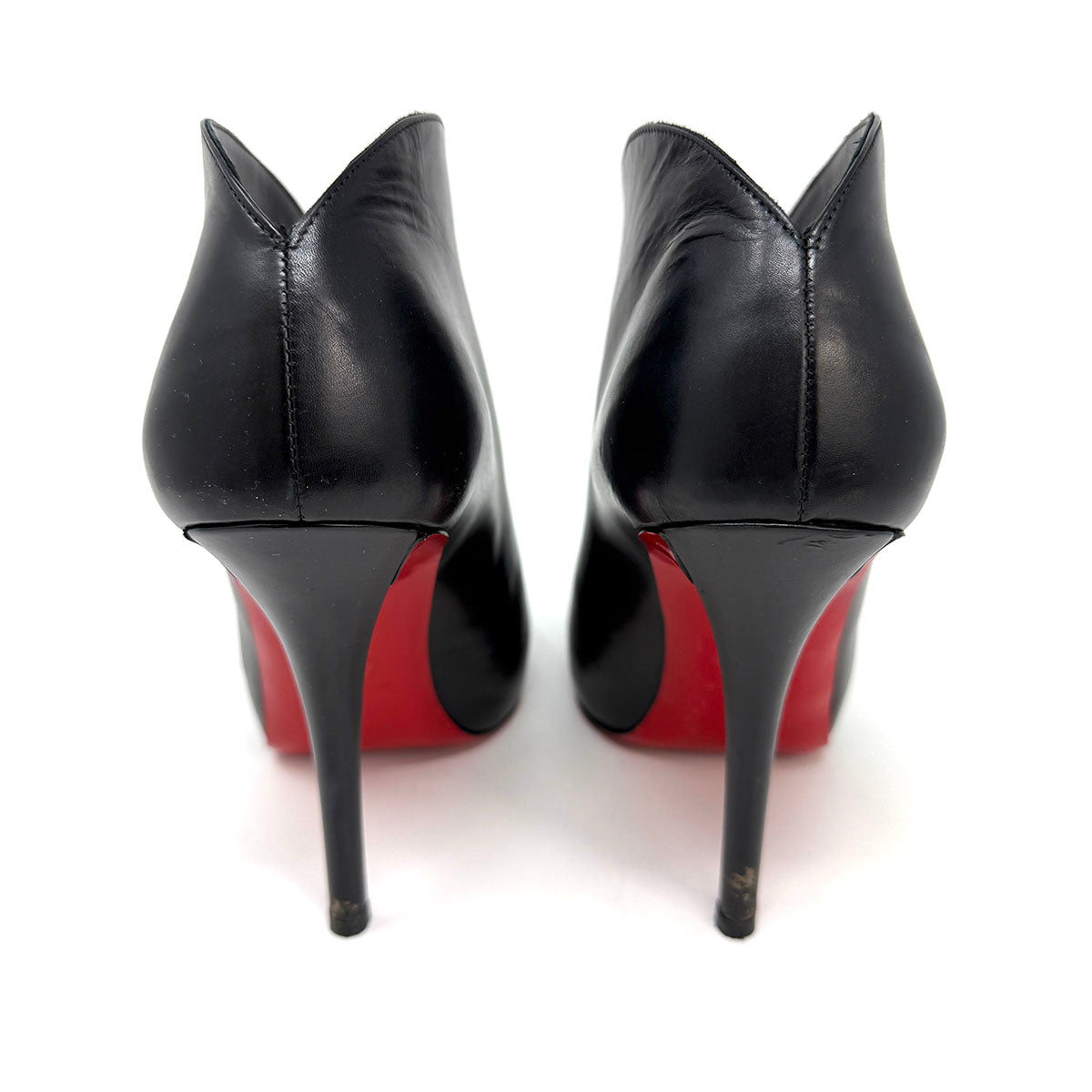 Christian Louboutin Women's Leather Boots - Stylish High Heel Ankle Boots for Fashion & Night Out