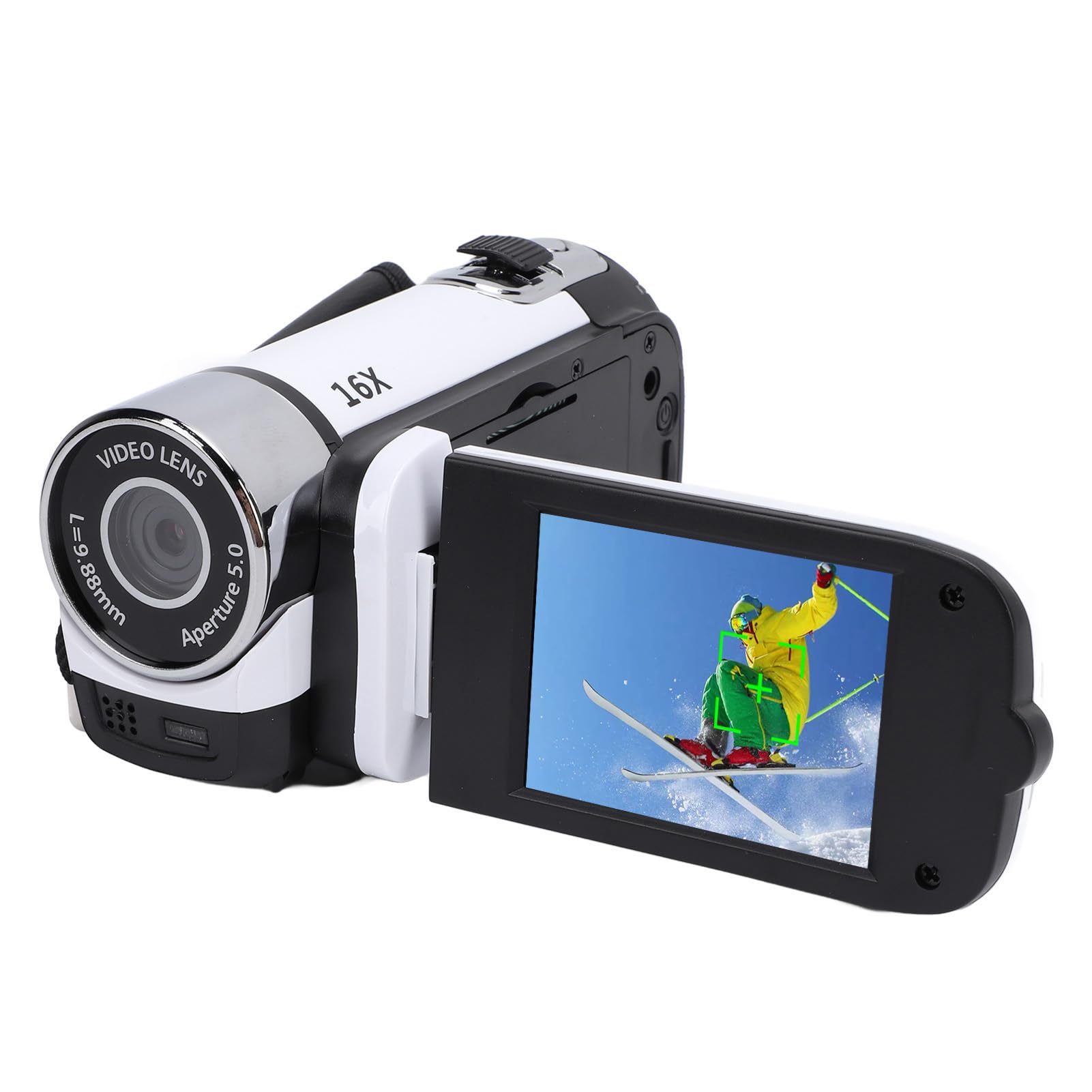Annadue 1080P HD Vlogging Camera with 16X Zoom & Fill Light - Perfect for Travel Vlogging