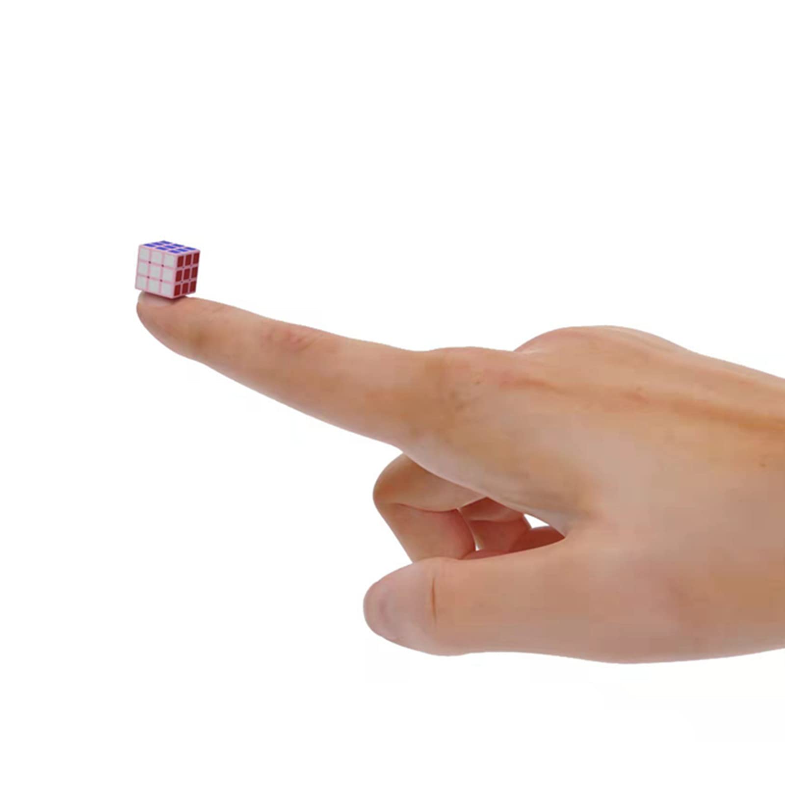 Cuberspeed Mini 3x3 Speed Cube - 1.0cm Smallest Pink Puzzle Cube for Kids & Adults - Perfect for Travel, Office Stress Relief & Brain Training