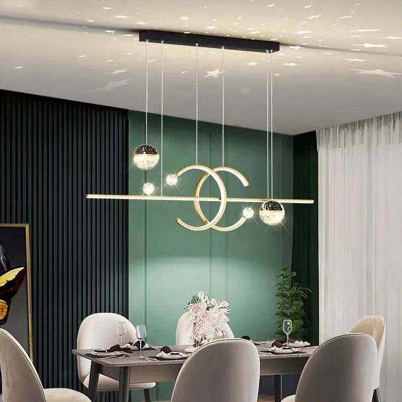 Modern Decorative Star Pendant Light for Dining Room - Elegant Ceiling Lighting Fixture for Kitchen, Living Room, and Bedroom